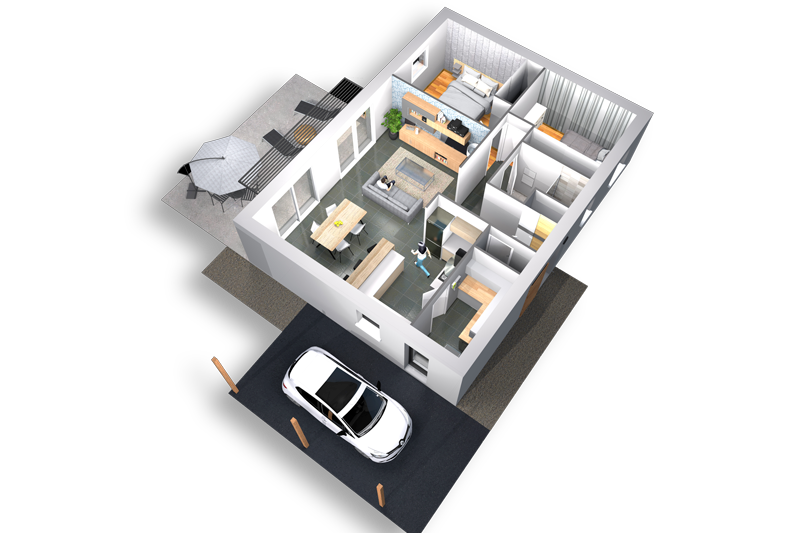 Maisons plain-pied plans