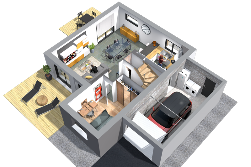 Maisons Modernes plans